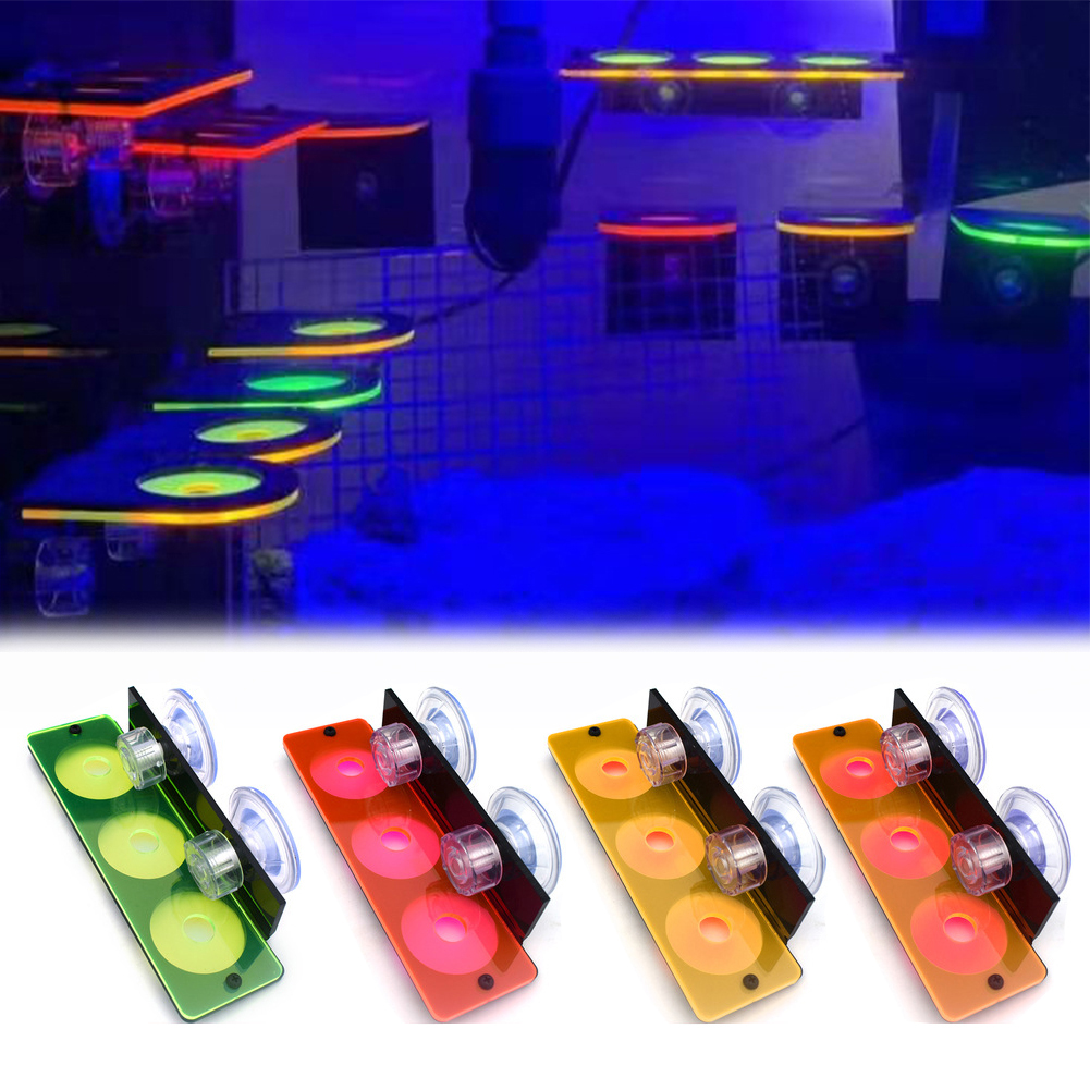 1/3 Lights Fish Tank Fluorescence Coral Frag Rack Bracket Acrylic Aquarium Reef Plugs Holder Mount Water Plant Stand Suction Cup