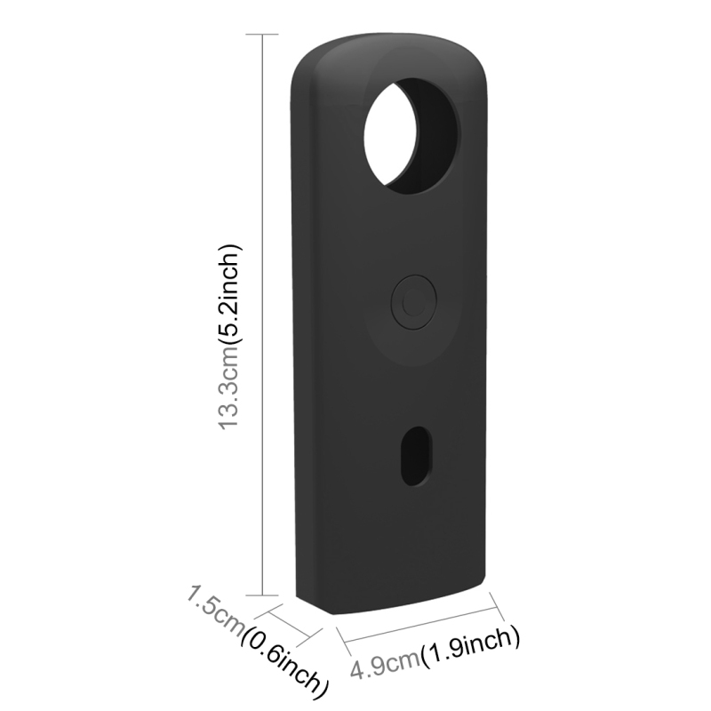 Silikonowy futerał ochronny PULUZ z osłoną obiektywu do kamera sportowa Ricoh Theta SC2