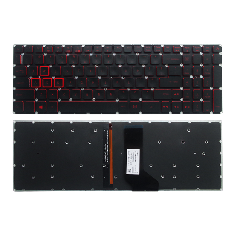 US Keyboard Backlit For Acer Nitro 5 AN515-51 AN515-52 AN515-53 AN515-41 AN515-42 AN515-31 N16C7 N17C1 VX5-591G 793 VX15