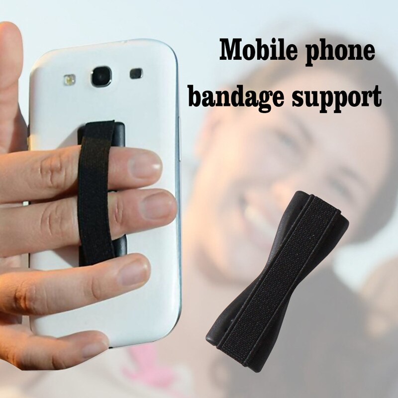 Anti Slip Elastische Band Strap Universele Telefoon Houder Stand Voor Iphone Samsung Vinger Grip Voor Mobiele Telefoons Tabletten