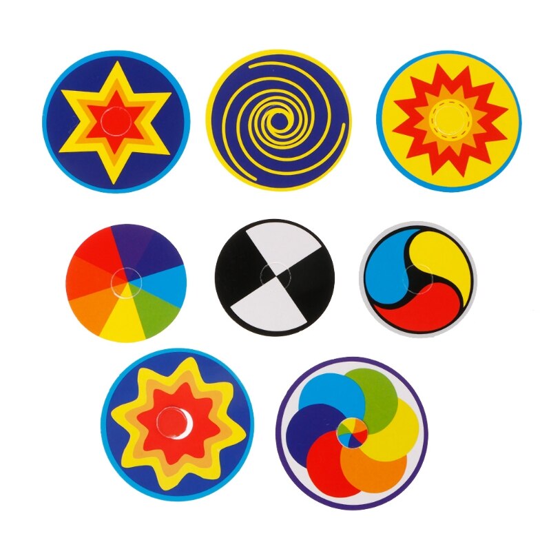 Vintage Kids Speelgoed Massief Hout Tol Gyroscoop Classic Game Papier Cover