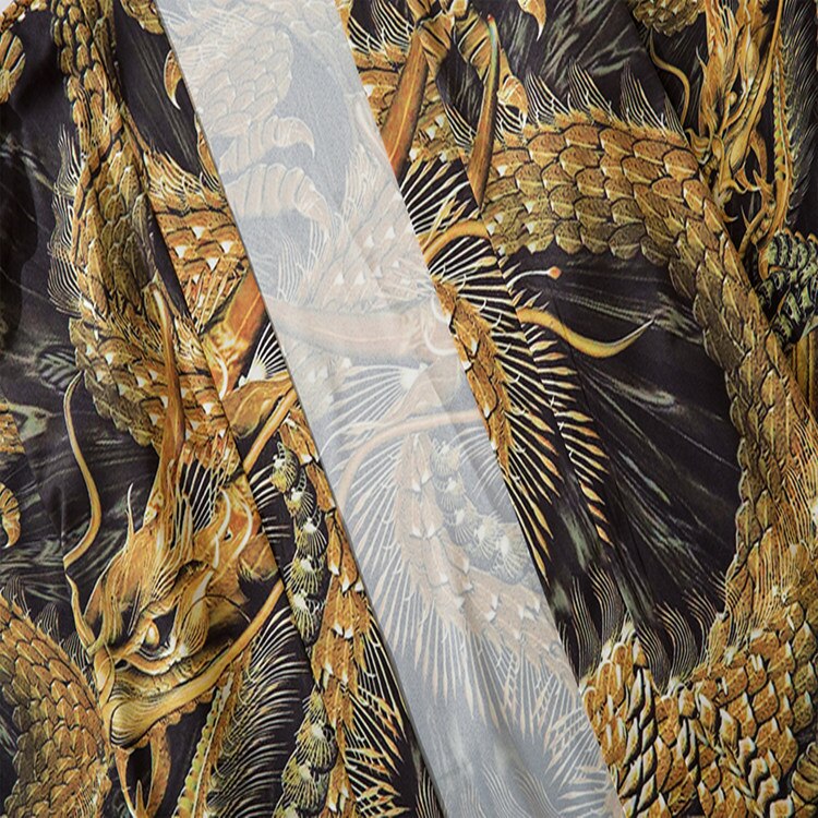 Oriental Japanese Traditional Costumes Men Samurai Kimono Haori Cardigan for Woman Chinese Dragon Summer Thin Jacket Beach Wear