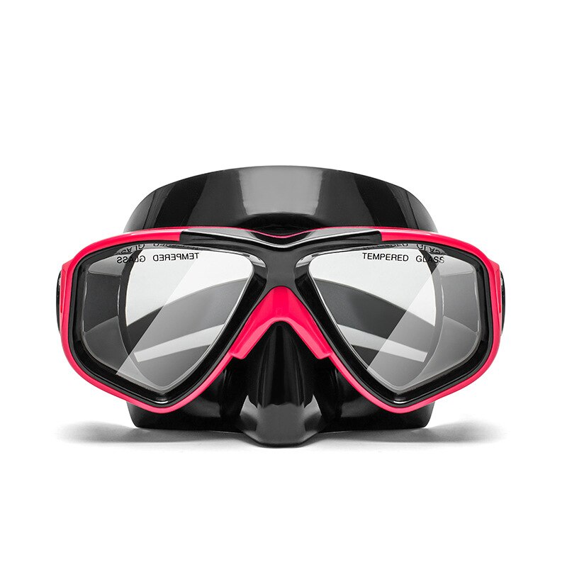 Diving Mask Adults Scuba Mask Underwater Snorkel Set Anti Fog Snorkeling Goggles Swimming Mask Glass Men Women Diving Goggles