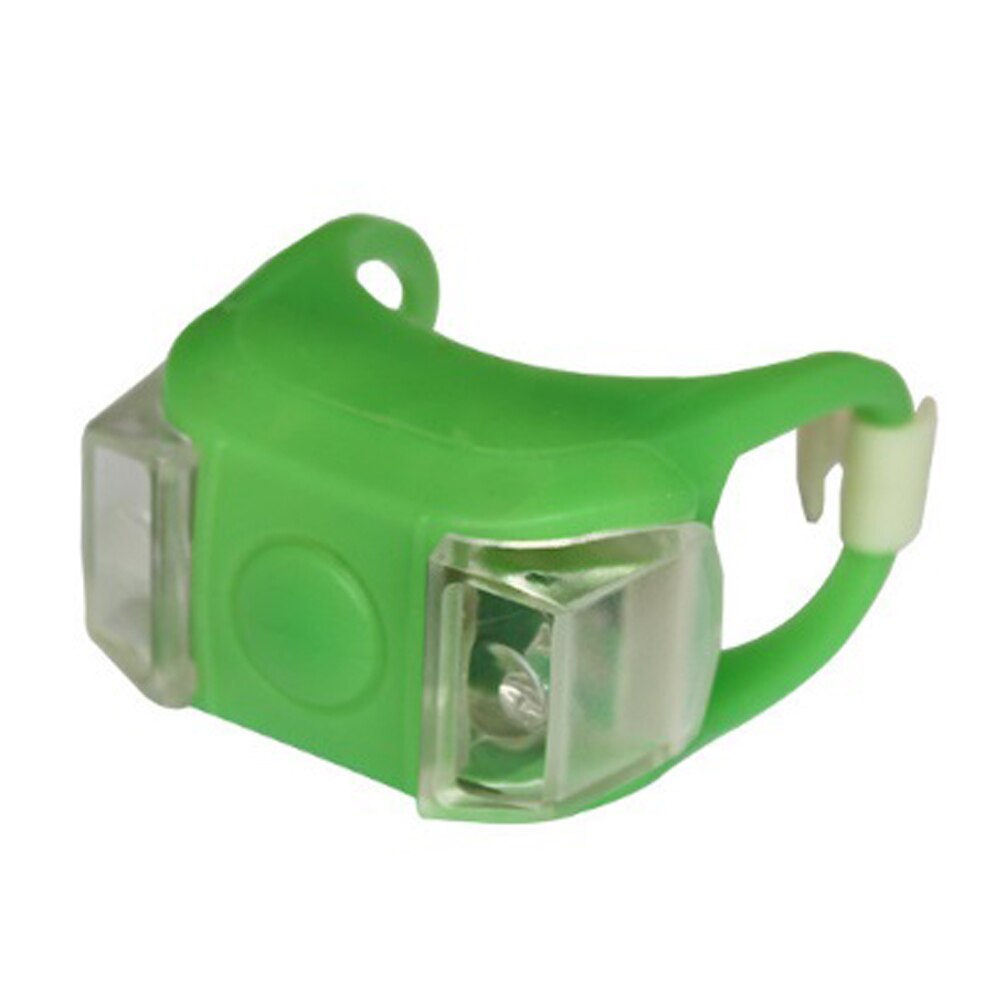 2 stk cykellys cykel led baglygte lille bærbar baglygte cykellys lampe sikkerhed advarselslys cykeltilbehør: Grøn