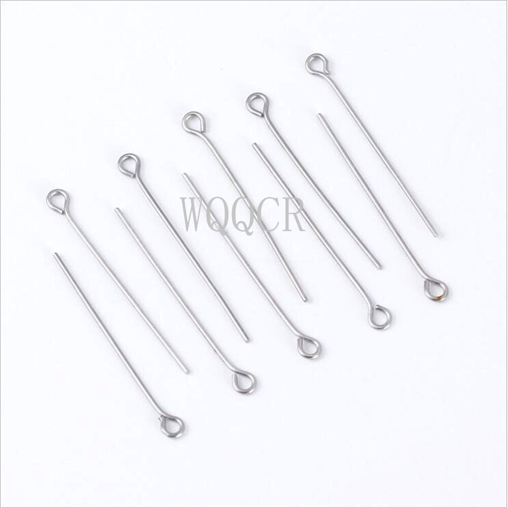 100 sztuk 925 srebro 13 rozmiar 14-70mm główka oka Pin igły koraliki materiały do tworzenia biżuterii akcesoria kolczyki ustalenia Diy