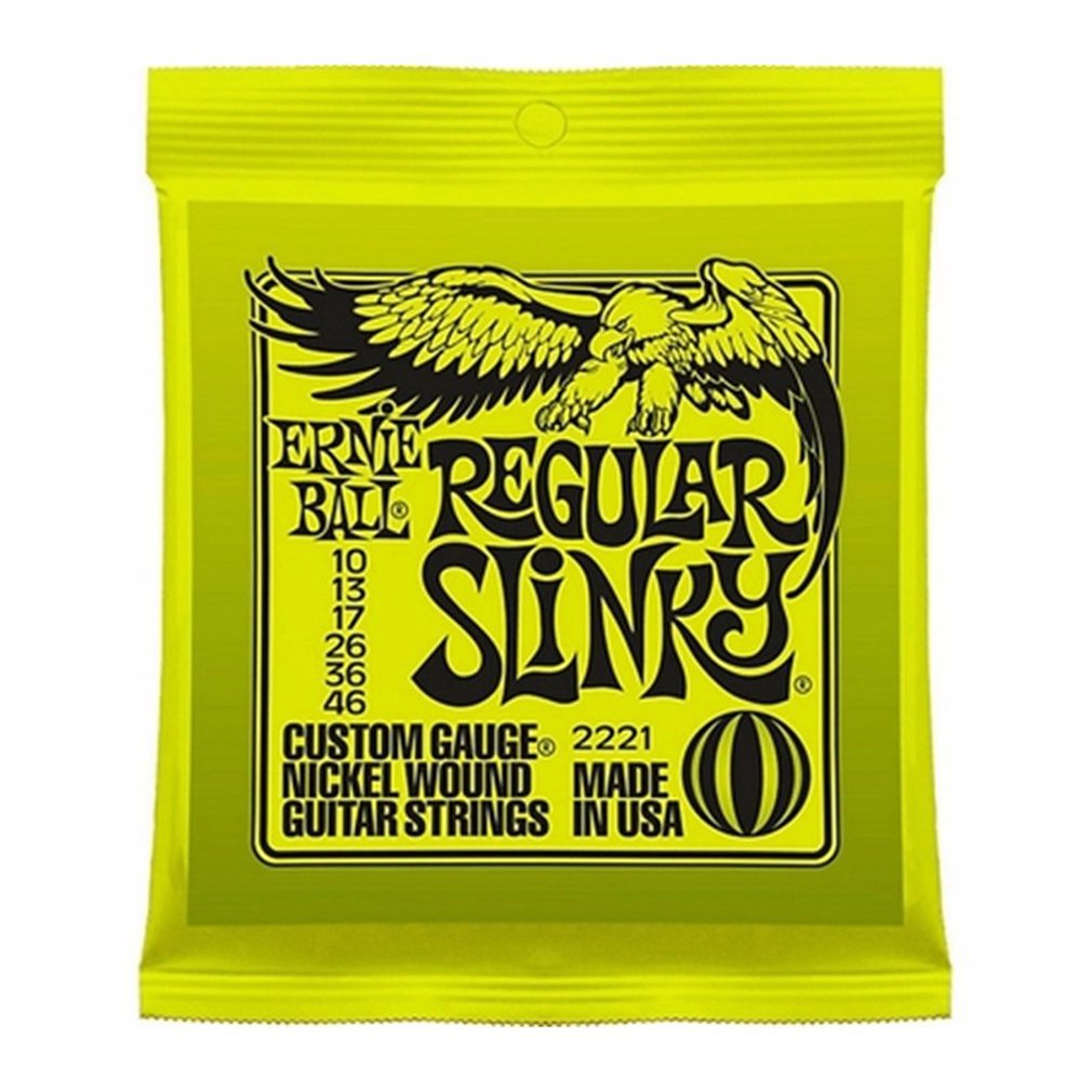 Ernie Ball struny do gitary elektrycznej graj w prawdziwe Heavy Metal Rock 2220 2221 2222 2223 2225 2003 2004 2006 gitara akcesoria: One 1pc 2221