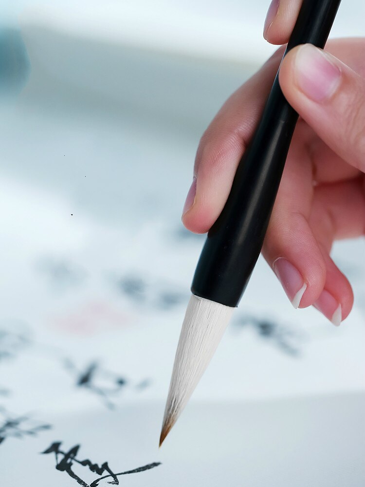 Flere hår kinesisk maleri skrift pensel medium almindeligt script for studerende kalligrafi håndskrift praksis håndværk levering