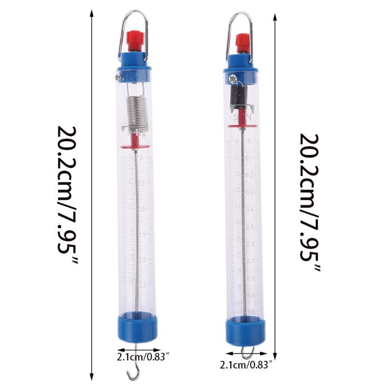 1N/100g Newton Meter Force Meter Lente Rollenbank Lente Dual-Geschaald Balans voor Fysieke Experiment