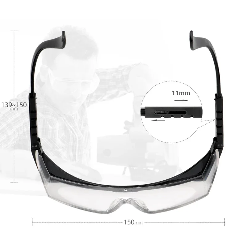 1/2/4Pcs Motorrad Anti-Splash Schutz Wind Staub Proof Brille Augenschutz Labor Brille Arbeit Schutz brille Radfahren Glasse