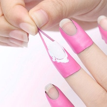 Nail Protector Cover Peel Off Tape Morsbestendig Nail Protector Creatieve U-vorm Vinger Cover Sticker Nail polish