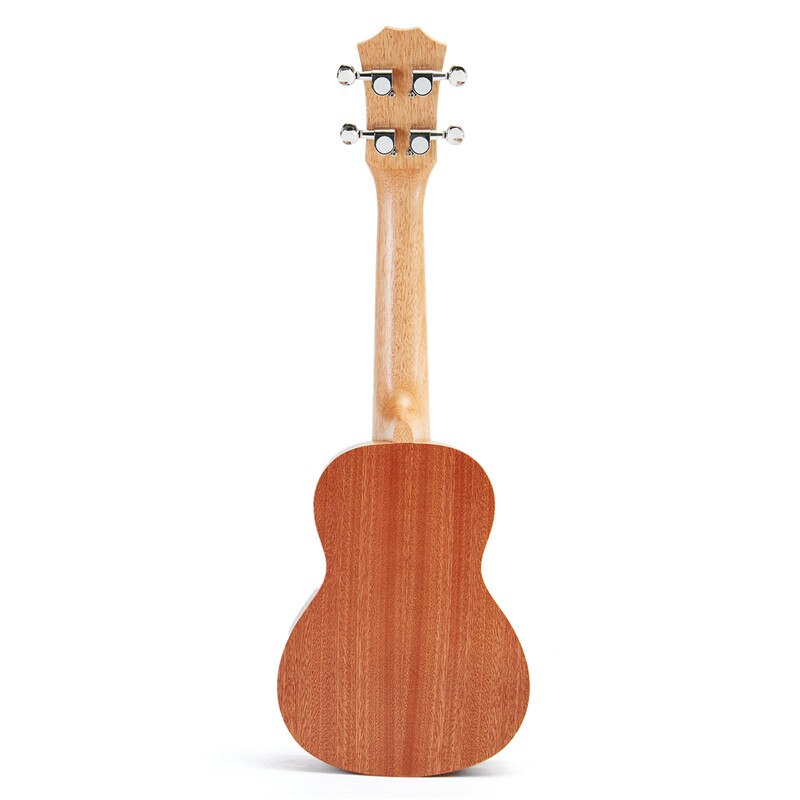Ukulele – Mini guitare Soprano en bois de rose Uke, 21 pouces, 4 cordes en Nylon, motif de dauphin, hawaïen, Uke, Instrument de musique