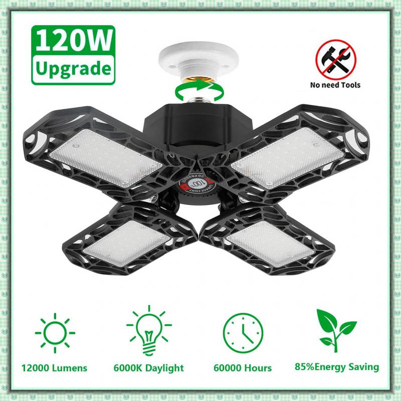 Professionelle 360 Grad Verformbaren LED Garage Licht Lampe Garage Werkstatt Licht Innen Decke Befestigung Lichter Einkaufen Werkstatt Lampe