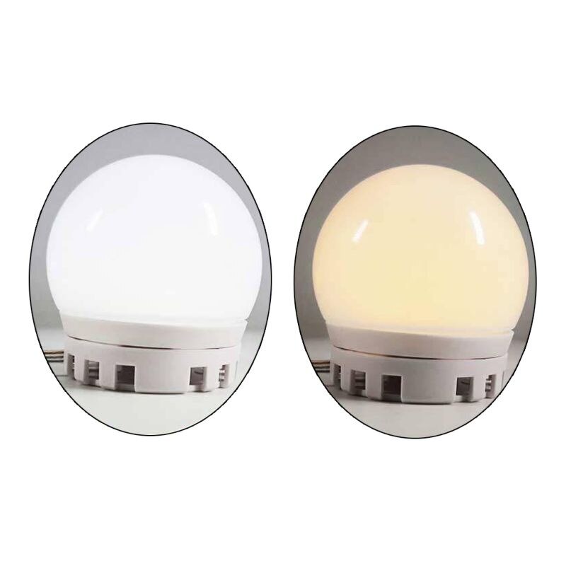 Vanity LED Mirror Light Kit For Makeup Hollywood Mirror With Dimmable Light Bulb