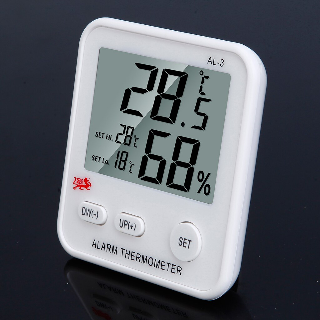 Easy To Read Refrigerator Freezer Thermometer Alarm High & Low