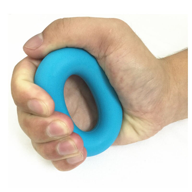 Anillo de agarre de mano, terapia de silicona para dedo, gimnasio, ejercitador de Fitness, agarre muscular, equipo de entrenamiento de muñeca deportiva, rehabilitación