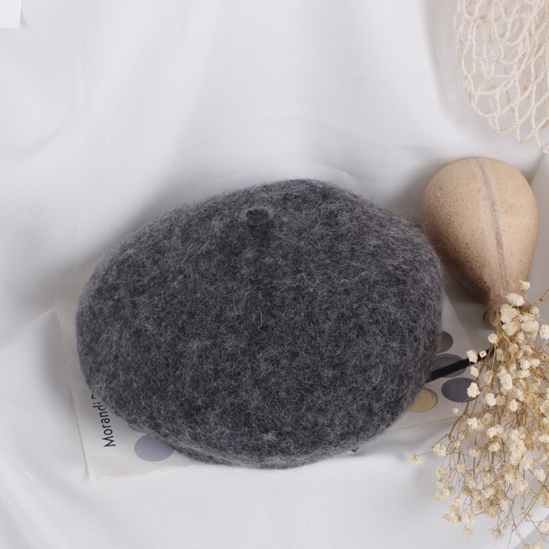 baby låve jenter lue beret vintervarmere fransk kunstner luer ski caps: J