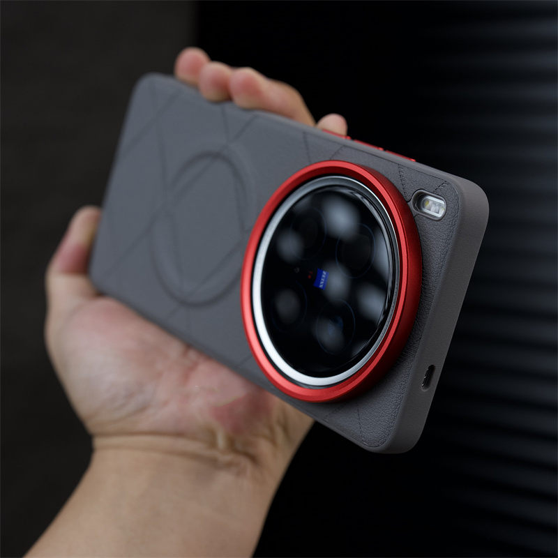 Til vivo  x200 pro mini  x200 ultra  x200s magnetisk myk hybrid tpu + metallbakdeksel luksuriøst deksel lærmønster bedre
