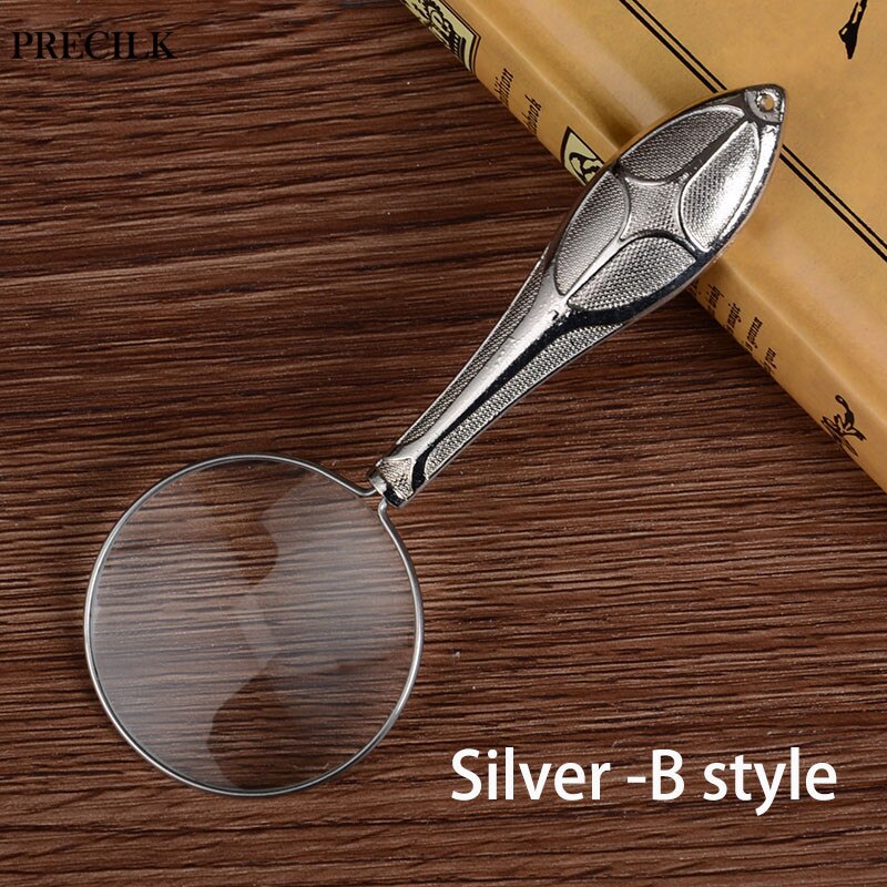 5X Handheld Magnifier Exquisite Embossed Pattern M... – Vicedeal