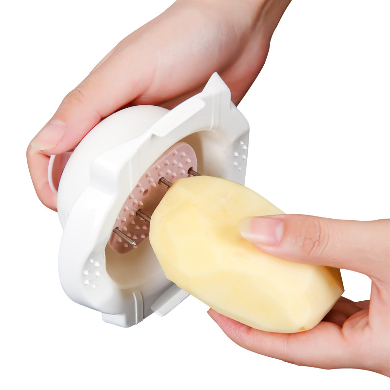 Plastic Hand Finger Protector Stainless Steel Slicer Grater Vegetable Chopper Manually Fruit Cut Food Chopper Guard CutResistant