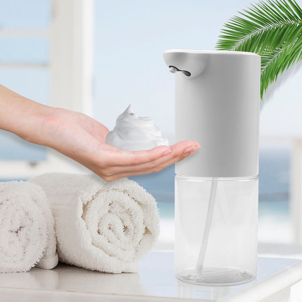 Automatisk sæbedispenser til køkken berøringsfri badeværelse skum væske dispenser abs smart sensor håndvasker sæbedispenser