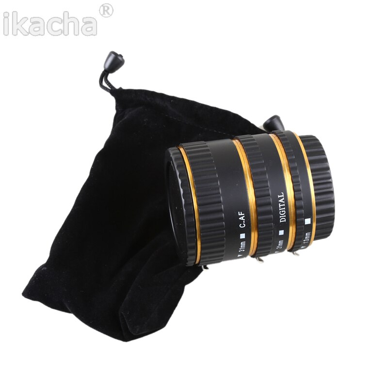 Anillo de Tubo de extensión Macro AF de enfoque automático, accesorio de montaje de Metal para lente Canon EOS EF-S 760D 750D 700D 5D Mark IV 80D 7D T6s 6D