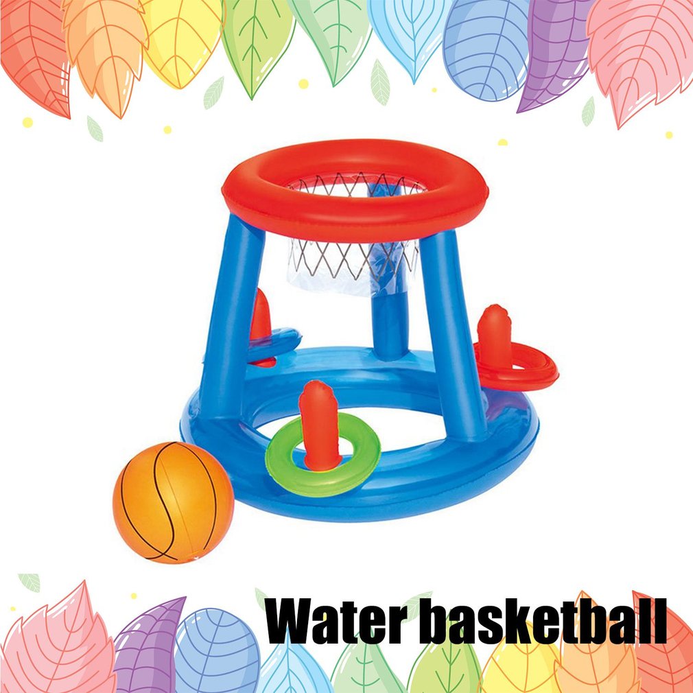 Flotador de baloncesto de agua, flotador, juego inflable, piscina de natación, juguete para deportes acuáticos, piscina, juguetes flotantes para niños
