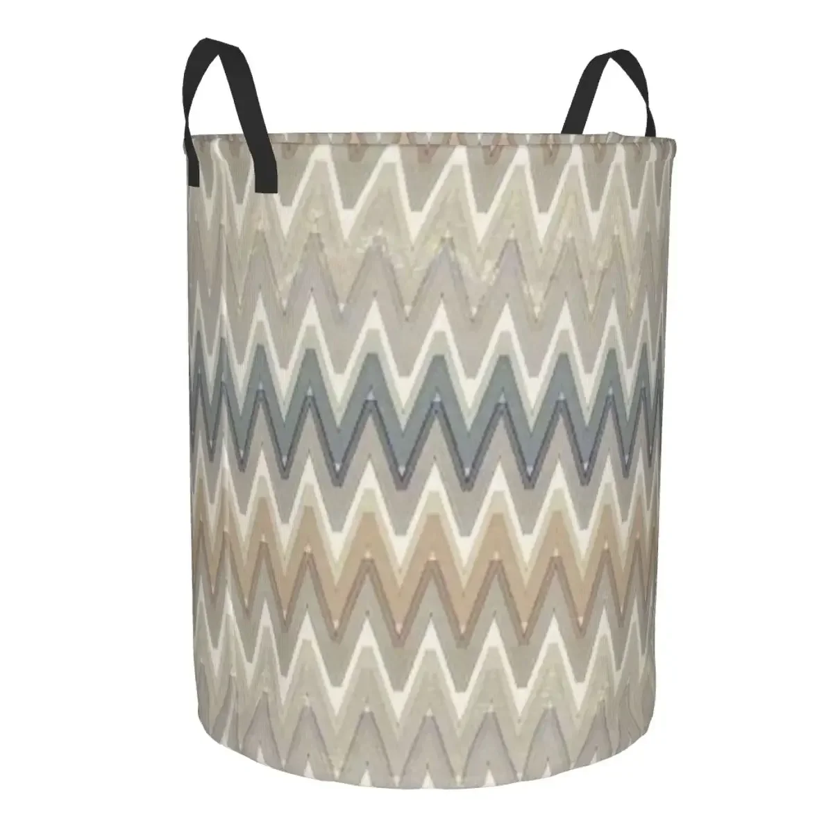 Camouflage Zigzag wasmand Opvouwbare kledingopbergbak met grote capaciteit Boheemse geometrische babymand