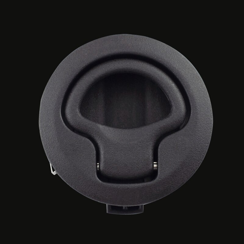 2" Black/ White Round Locking Flush Pull Latch Replacement Plastic For RV Marine Boat