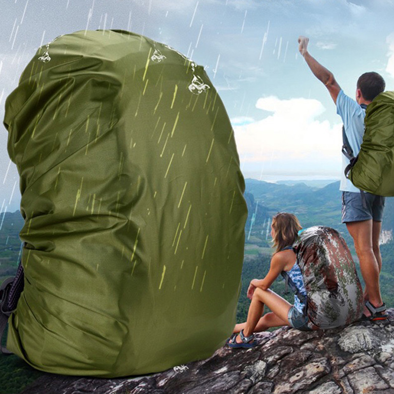 Regen Bag abdeckung Wasserdicht Rucksack 30L-50L Leichte Outdoor Klettern Wandern Reise Werkzeuge Zubehör Staubabdeckungen