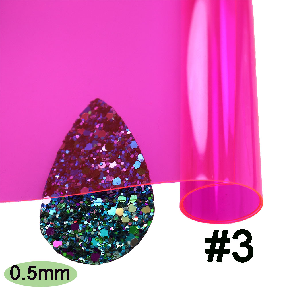 30x120CM 0,5mm neón rojo amarillo verde transparente tela de vinilo de PVC tela de vidrio suave impermeable para bolso arco DIY BH051: Lavanda
