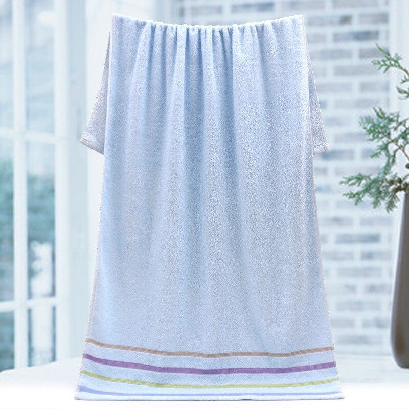 Pet Bath Towel - 100% Cotton - Extra Large - Highly Absorbent - For Dogs & Cats: Blue