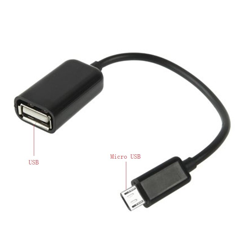 Three-In-One Micro OTG USB Port Adapter Cable Game Mouse Key Conversion Cable For Android Tablet PC USB Flash Drive Card Reader: Micro