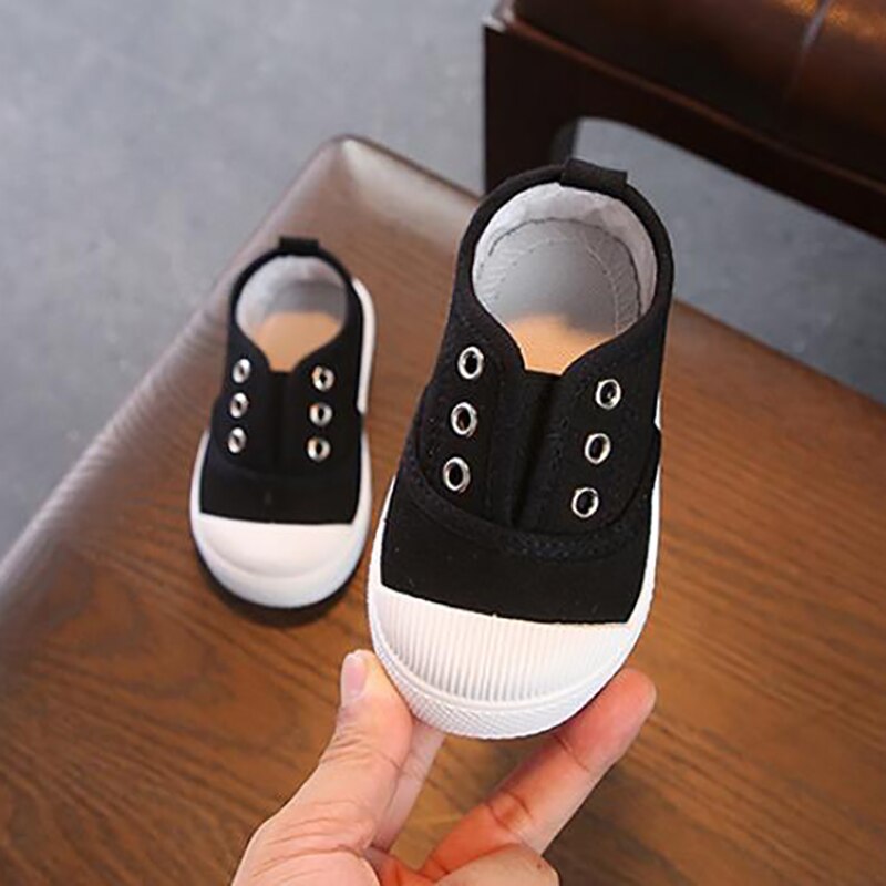 Zapatos de lona para niños y niñas, calzado informal para interior de guardería, primavera y otoño,