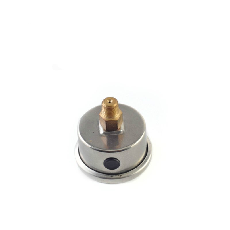 Universal 1/8 NPT Oil Fuel Pressure Gauge Liquid Filled Polished Case 0-160 psi Oil Press Gauge Fuel Gauge White Face