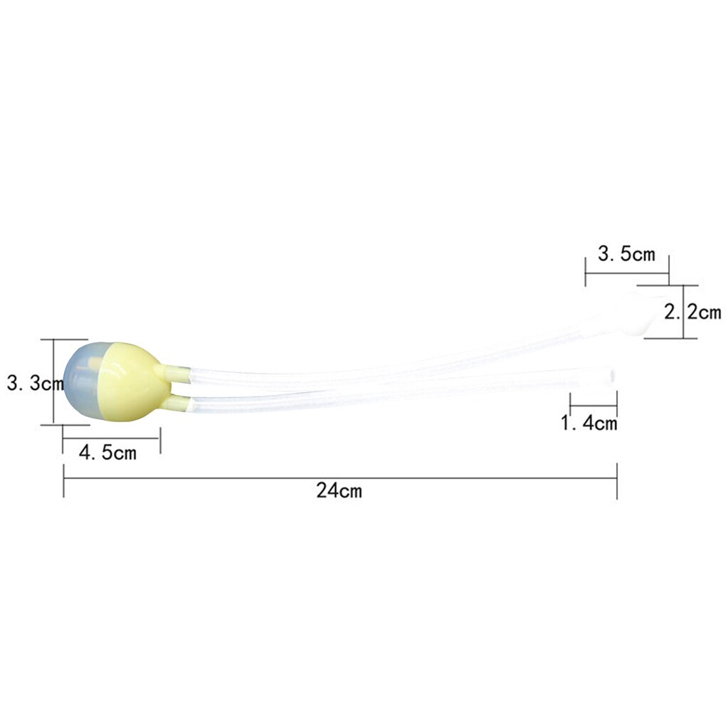 Silicone Infant Nose Cleaner Born Baby Infant Safety Vacuum Suction Nasal Aspirator Flu Protection