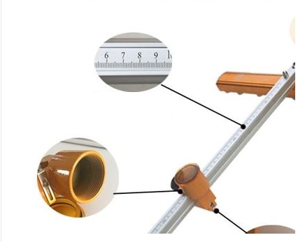 Glass Push Knife T-type Bold Thick Glass Cutter Precision Roller Drag Knife Cutting Glass Tile T-XING