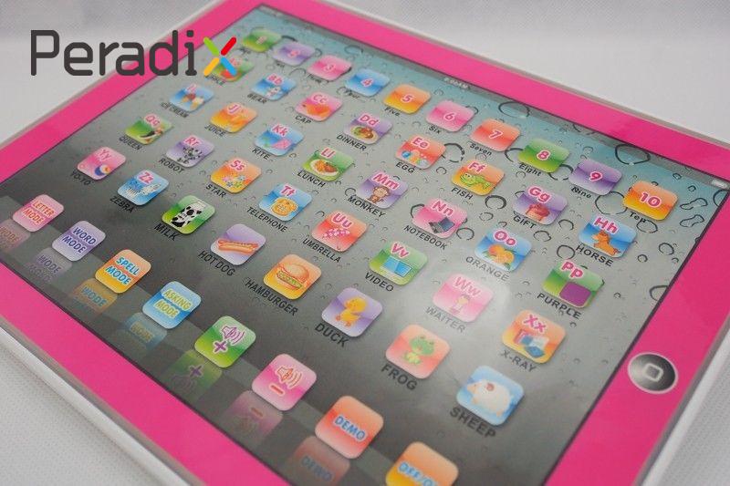 Kinder Lernen Computer Kinder Tablet Bildung Y-pad Alphabet Spielzeug Blau/Rot