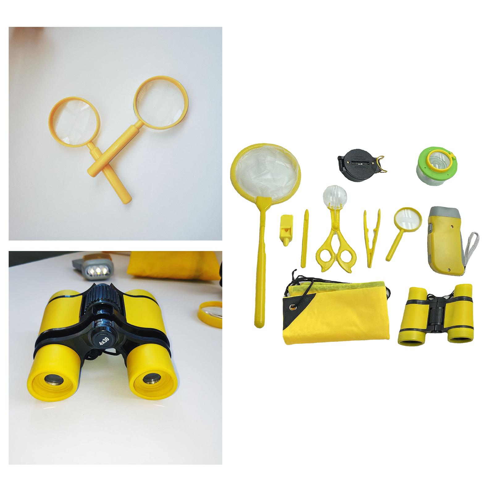 Plastic Bug Catcher Kit Viewing Compass Insect Catching Telescope Science Insect Clip 11 Pieces Outdoor Adventure for Adventure