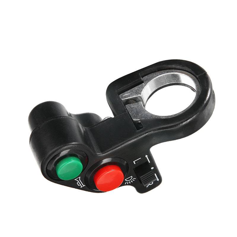 Altavoz tándem eléctrico Dirtbike 3 en 1 interruptor de la motocicleta interruptor de arranque de la luz de la bocina de empuje