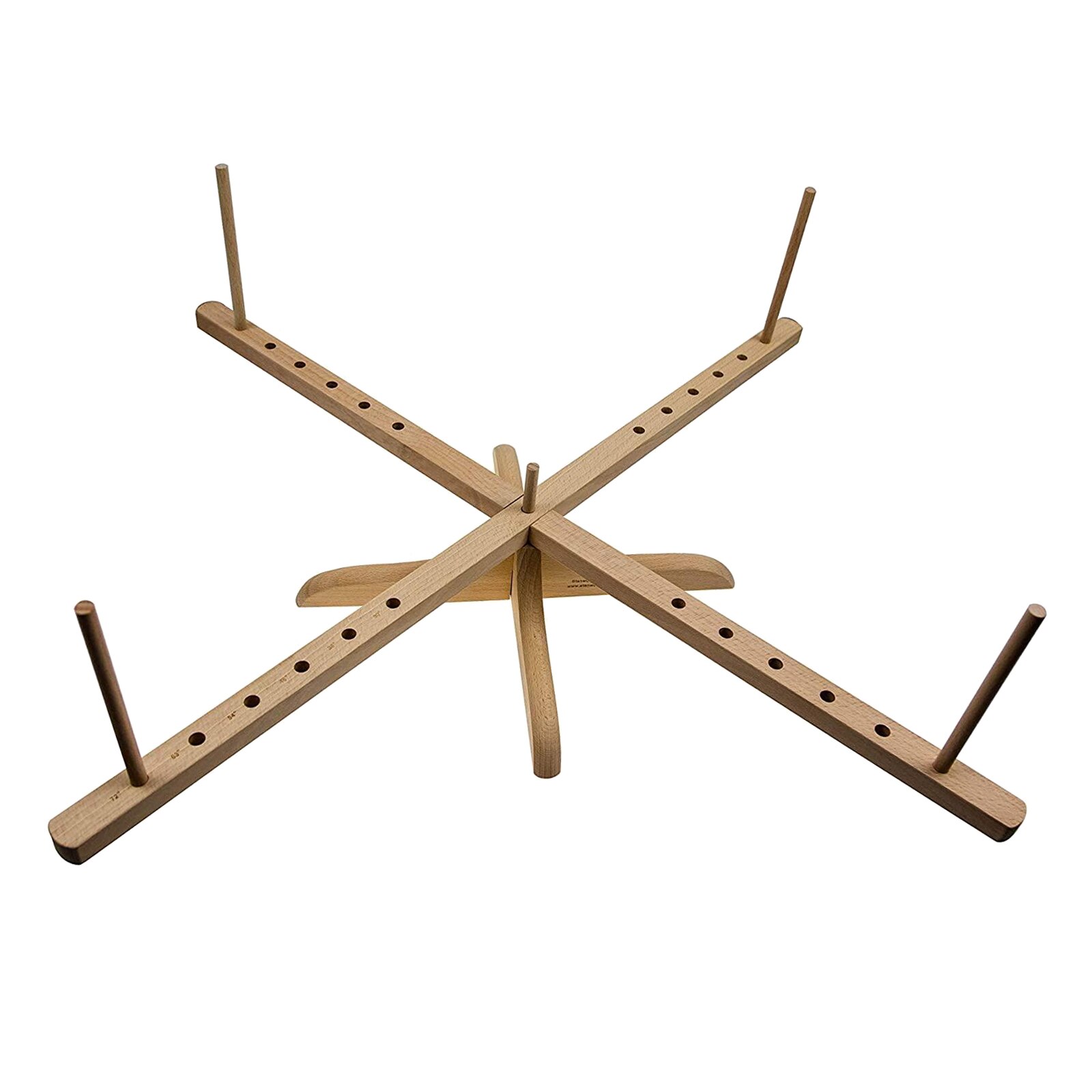 Wooden Swift Yarn Thread Fiber String Wool Winder Holder Umbrella Hand Knitting Craft Tools For Patchwork DIY Accessories