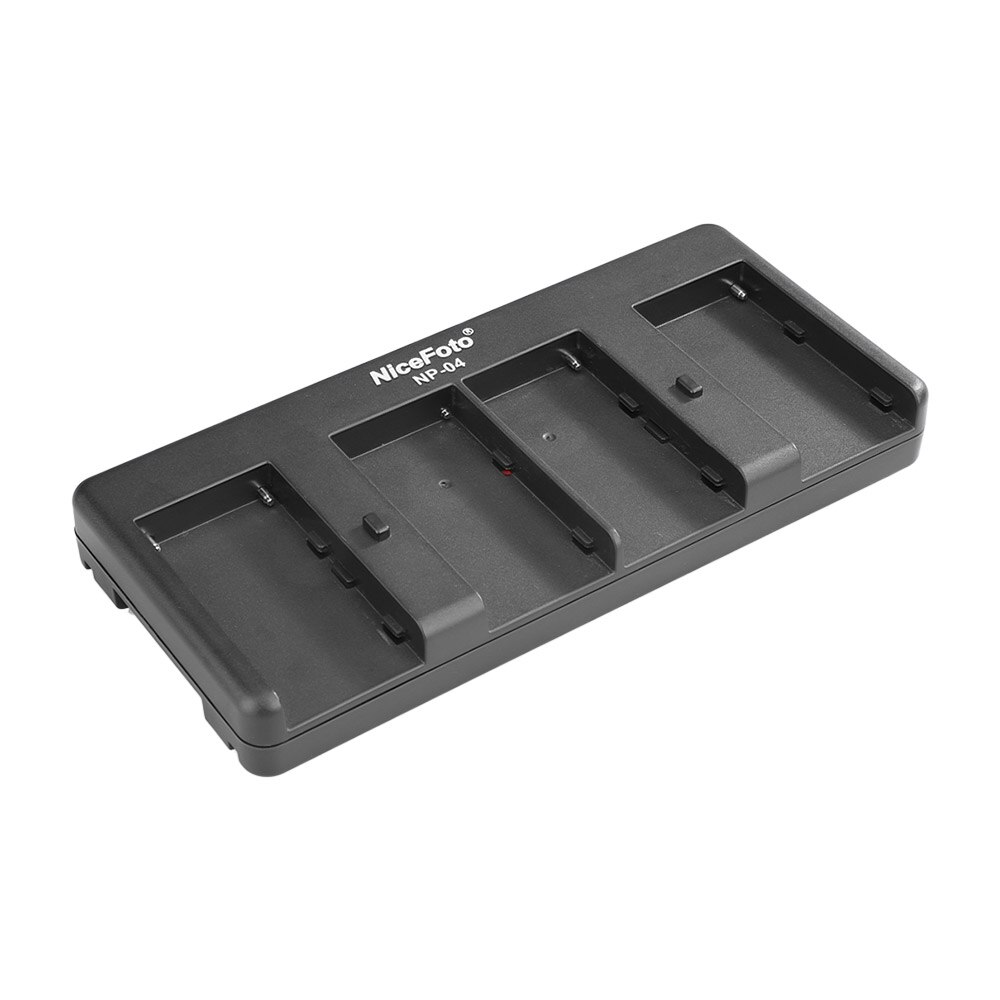 NiceFoto – convertisseur de batterie à V, plaque d&#39;adaptation à 4 fentes pour batterie Sony/F750/F550 pour vidéo