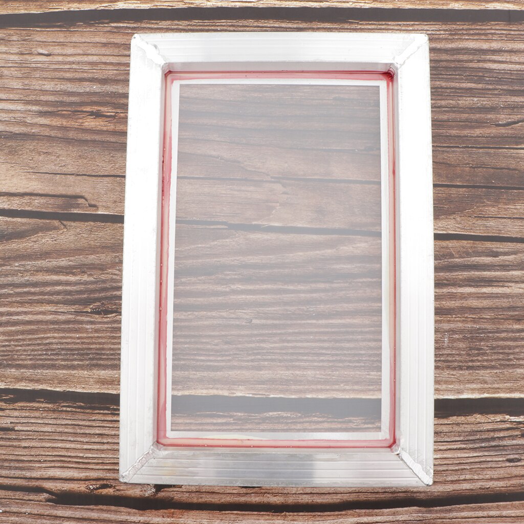 Pre-Stretched Aluminum Silk Screen Printing Frame with 43 tpi White Mesh