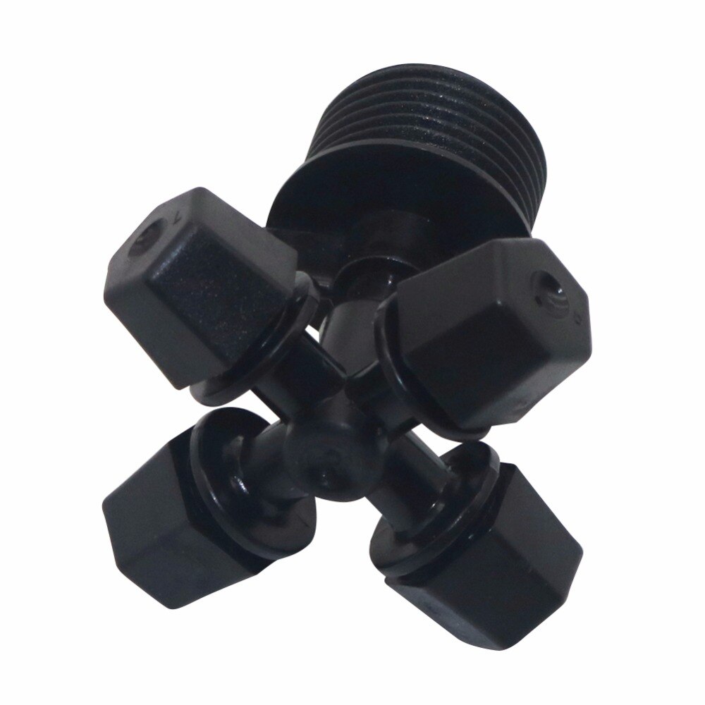 5 pcs 1/2'' thread Cross fog spray nozzle atomizing fog garden sprayer nozzle outdoor cooling systems irrigation sprayer