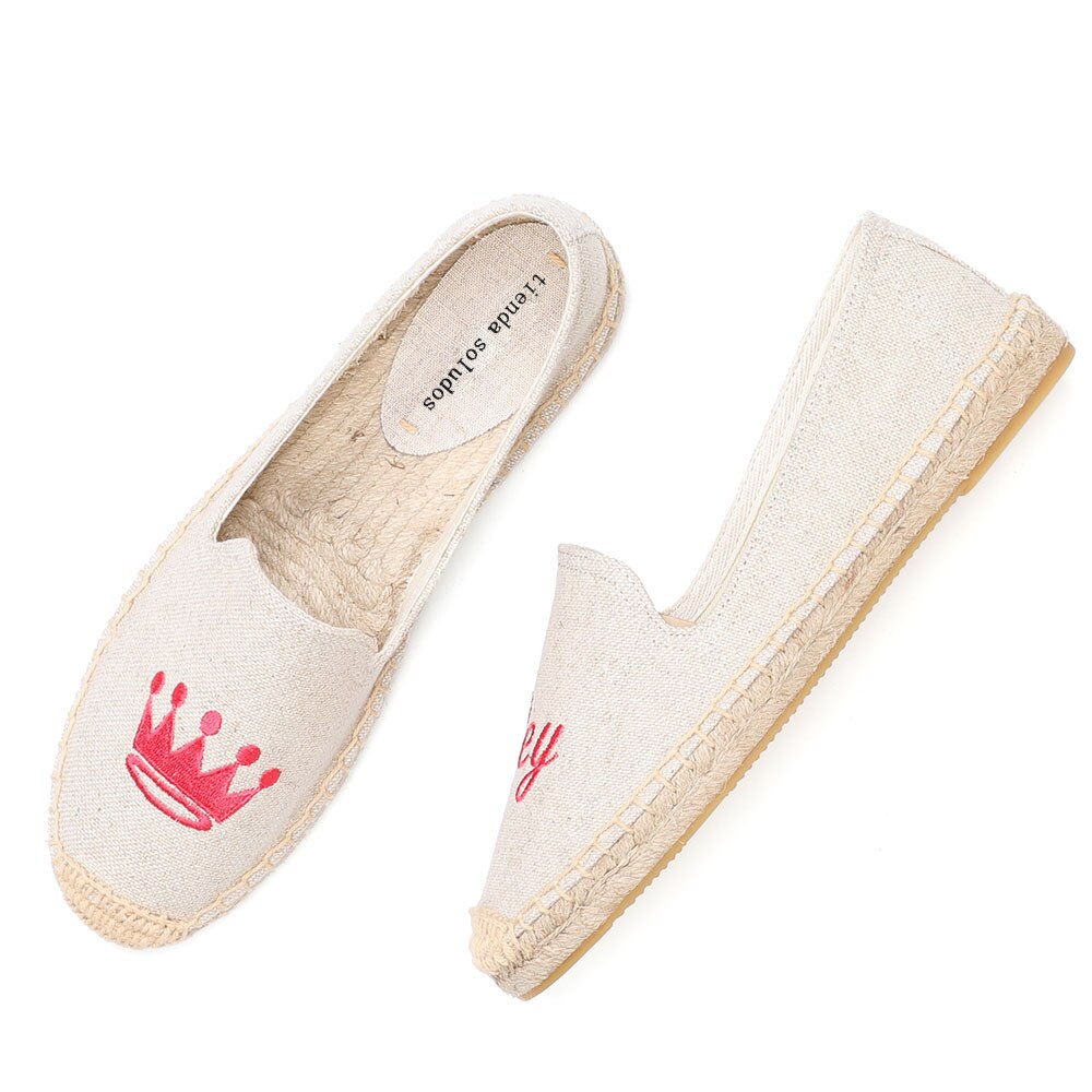 Tienda Soludos Espadrilles femmes chaussures plates Sapatos pantoufles avec chaussures coloré décontracté bas frange doux: 9