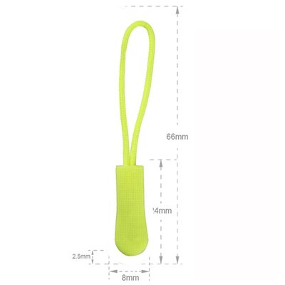 20Pcs Plastic Rope Zipper Pull Replacement With Strap for Outdoor Backpack Gym Suit Garment Bag Parts Accessories: Style 18