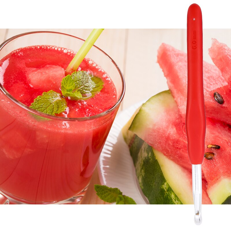 QIAO Crochet Hook Knitting Needle Sewing Accessories For Knitting Yarn Needlework Knitting Crochet Hook Needle Sewing Tools: 6 mm