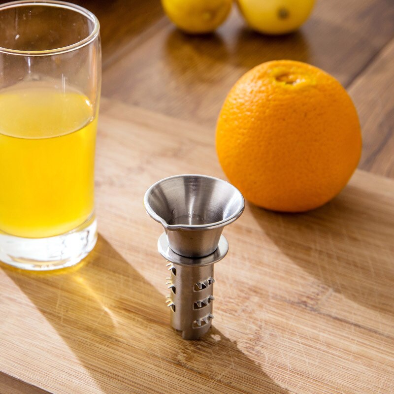 Citronborr nyaste rostfritt stål liten fruktpress saft citronsaft manuellt