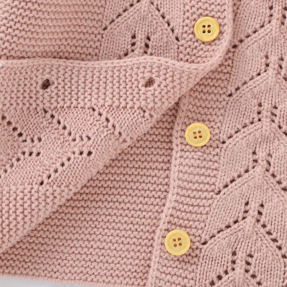 Babymeisjes gebreide trui met verlaagde schouders, lange mouwen, ronde hals, rechte borsten, vesten, jas, top, lente, herfst, zacht