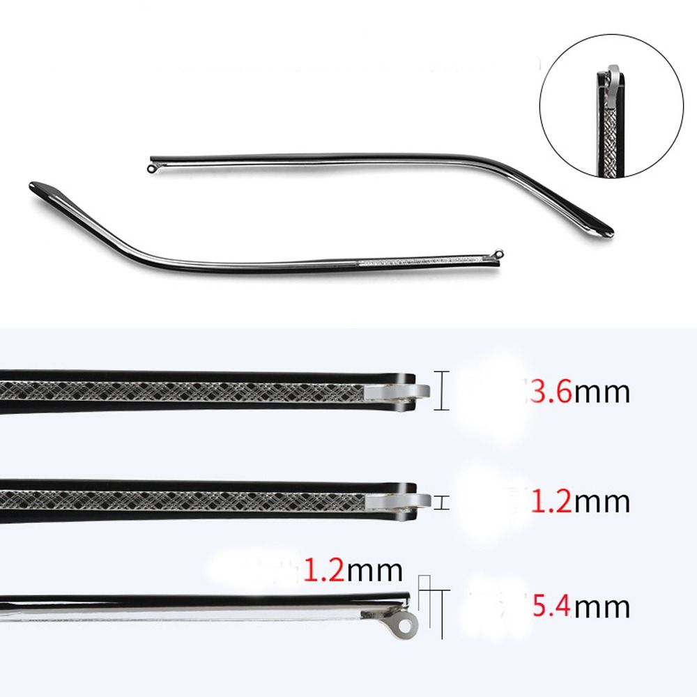 Outils de réparation de lunettes en métal, coussinets antarctiques, crochet d'oreille, remplacement de jambe de lunettes, remplacement de branches de lunettes de soleil