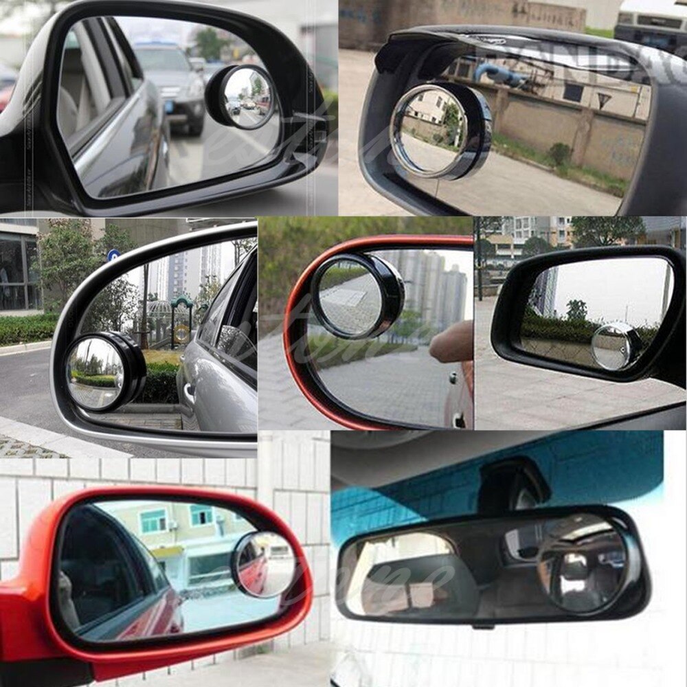 Rund vidvinkel konveks blindspejl spejl bagfra messaging bil køretøj sort  jy25 19 droship